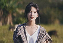 章若楠分享森系活力写真 眼神灵动纯净少女感满满-沐风文化