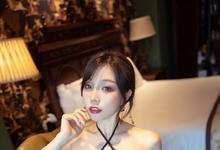 芝芝极品旗袍性感紫色丝袜极品美臀丁字裤诱惑美腿高跟-沐风文化